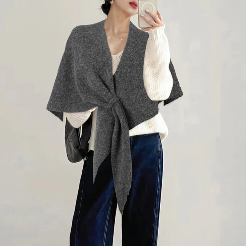 💗 Sciarpa da donna in misto lana in tinta unita